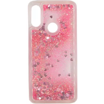 Evelatus Xiaomi Redmi 7 Shining Quicksand -kotelo pinkki