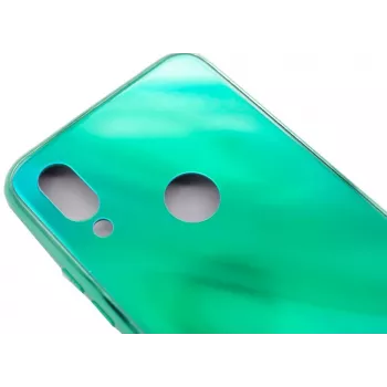 Evelatus Xiaomi Redmi 7 Water Ripple Full Color Electroplating karkaistu lasi -kotelo vihreä