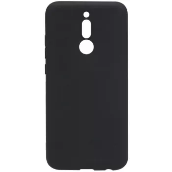 Evelatus Xiaomi Redmi 8 Soft Touch -silikonikotelo musta