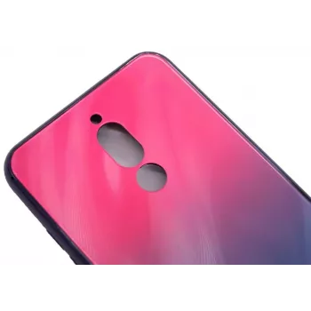 Evelatus Xiaomi Redmi 8 Water Ripple Gradient Color sirpalesuojattu karkaistu lasi kotelo gradient pinkki-lila