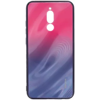 Evelatus Xiaomi Redmi 8 Water Ripple Gradient Color sirpalesuojattu karkaistu lasi kotelo gradient pinkki-lila