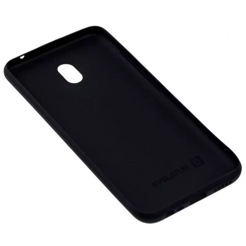 Evelatus Xiaomi Redmi 8a Soft Touch silikonisuojakuori musta