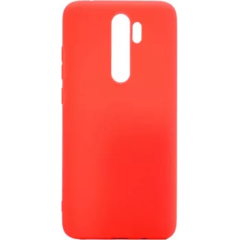 Evelatus Xiaomi Redmi 9 Soft Touch -silikonikotelo, punainen