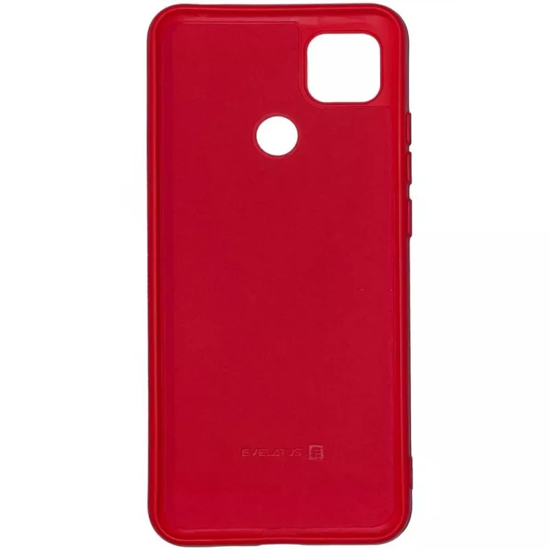 Evelatus Xiaomi Redmi 9C / 10A 4G Nano -silikonikotelo Soft Touch TPU punainen