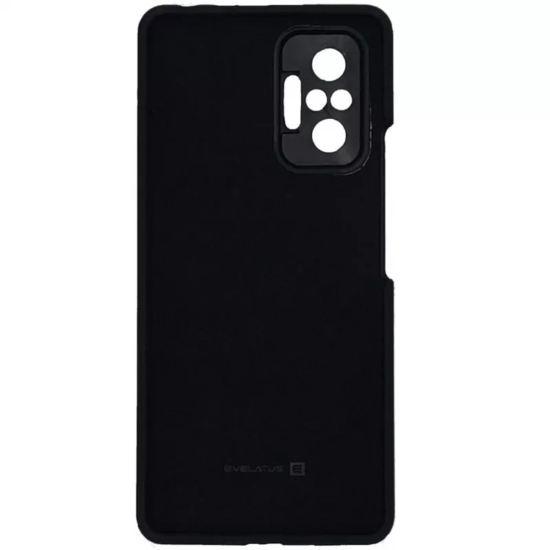 Evelatus Xiaomi Redmi Note 10 Pro Premium Soft Touch -silikonikuori musta