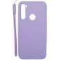 Evelatus Xiaomi Redmi Note 8 / Redmi Note 8 2021 Soft Touch silikonikotelo hihnalla violetti
