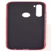 Evelatus Xiaomi Redmi Note 8 / Redmi Note 8 2021 Water Ripple täysvärinen galvanointi tempered glass -kotelo punainen
