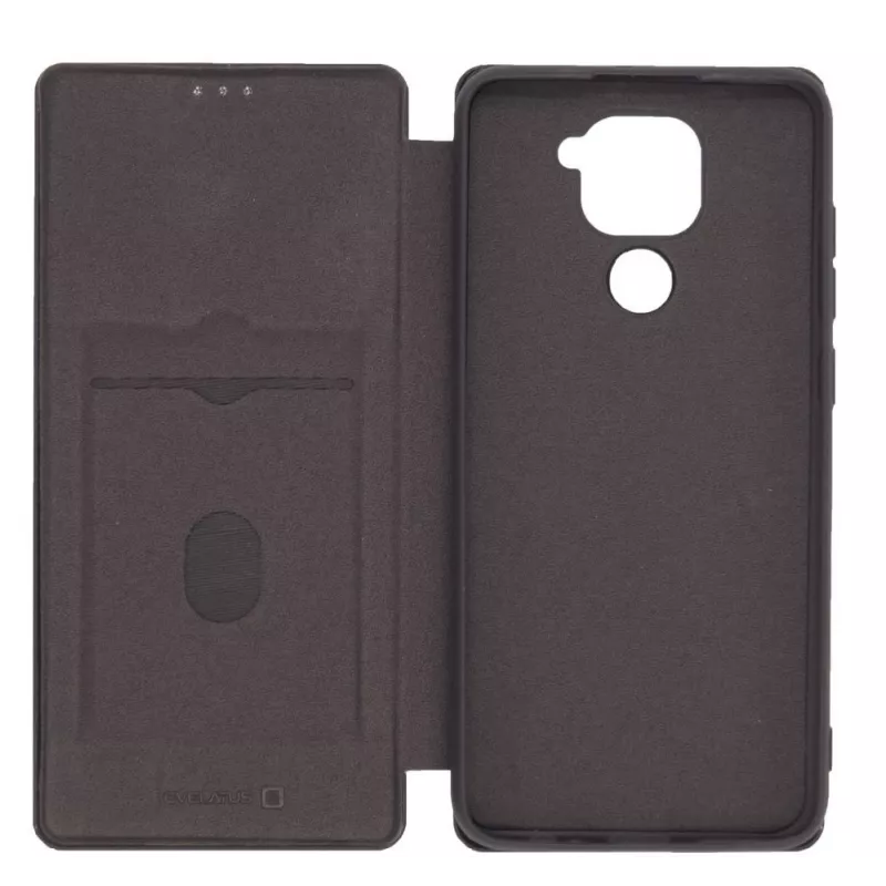 Evelatus Xiaomi Redmi Note 9 kirjakotelo musta