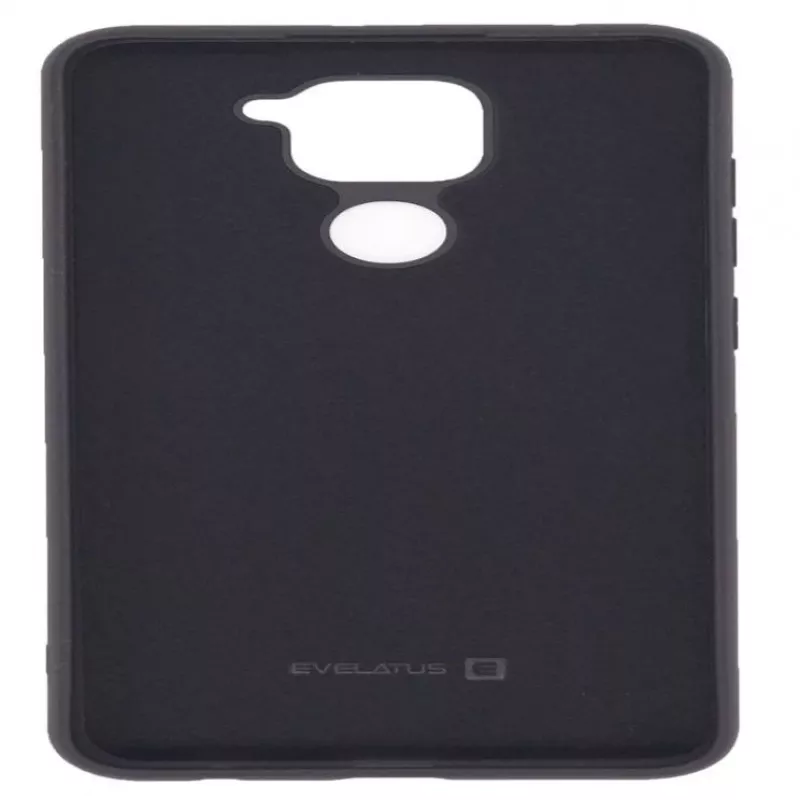 Evelatus Xiaomi Redmi Note 9 Nano Silikonikuori Soft Touch TPU musta