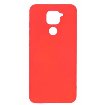 Evelatus Xiaomi Redmi Note 9 Nano Silicone -kotelo, Soft Touch TPU, punainen