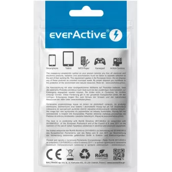 everActive CBB-2PDR USB-C - USB-C RGB LED punottu kaapeli 2 m 3A 60W musta