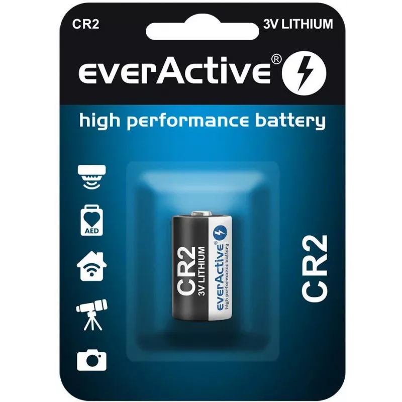 everActive CR2 litiumparisto 3V 850mAh (1 kpl:n pakkaus blister)