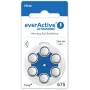 everActive ULTRASONIC 675 sinkki-ilma-kuulokojeen paristot PR44 (6 kpl blisteri)