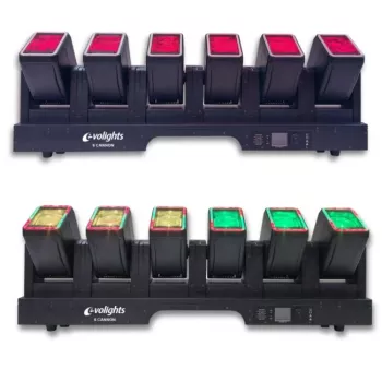 EVOLIGHTS 6 CANNON valopalkki 6x pää