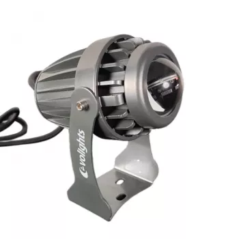 EVOLIGHTS IPin 10 Pinspot IP65 LED-spotti 10W 6500K DMX