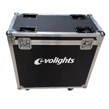 EVOLIGHTS LUMEN 7 RING CASE 2IN1 kiinteä flight case 2 liikkuvalle päälle
