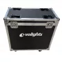 EVOLIGHTS LUMEN 7 RING CASE 2IN1 kiinteä flight case 2 liikkuvalle päälle