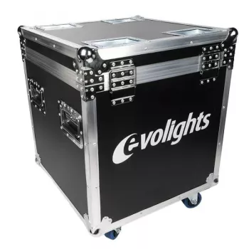 EVOLIGHTS LUMENO CASE 2IN1 kuljetuslaukku 2x LUMENO LED PAR-valonheittimelle, flightcase pyörillä