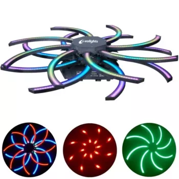 EVOLIGHTS VORTEX liikkuva pää DMX tehostevalo