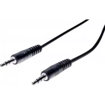 EXERTIS CONNECT 20 m 3,5 mm stereo-jakkiäänikaapeli, uros-uros, musta 108572