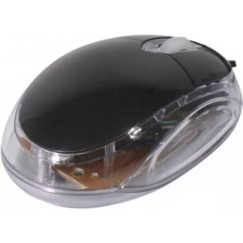 Exertis Connect 320300 molempikätinen USB-optinen hiiri, 800 DPI, musta
