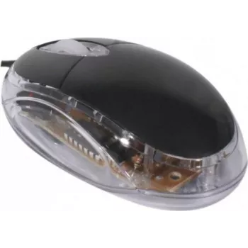 Exertis Connect 320300 molempikätinen USB-optinen hiiri, 800 DPI, musta