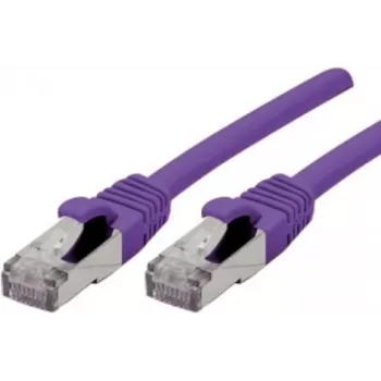 Exertis Connect 858516 Cat6a S/FTP verkkokaapeli, 1 m, violetti, RJ45, 10Gbps, 500MHz
