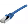 EXERTIS CONNECT Cat 6A S/FTP patch-kaapeli, sininen, 3,0 m, ohut Snagless Boot, LSZH 858455