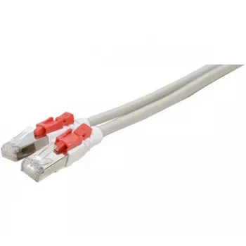 EXERTIS CONNECT Cat.6a S/FTP PiMF -lukittava verkkokaapeli, harmaa, 3,0 m 848947
