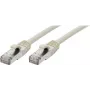 EXERTIS CONNECT CAT 6a SFTP patch-kaapeli, RJ-45–RJ-45, 15 m, harmaa 858411