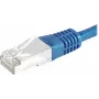 EXERTIS CONNECT Cat6 S/FTP PiMF patch-kaapeli, sininen, 0,7 m, ohut Snagless-Boot 856841