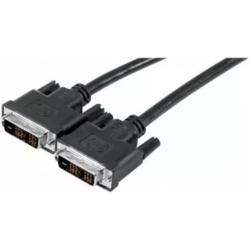 EXERTIS CONNECT DVI-D Single Link -kaapeli 5 m, 18+1 pin, kullattu, kaksinkertaisesti suojattu, musta 127485