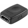 EXERTIS CONNECT HDMI-sovitin naaras-naaras, passiivinen liitin, 4K 60Hz, kullattu, musta (EXC128289)