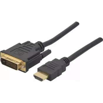 Exertis Connect HDMI-DVI-D videokaapeli-adapteri 2 m musta 127875