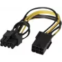 EXERTIS CONNECT PCI Express 6-pin 8-pin virtasovitinkaapeli näytönohjaimille (146695)