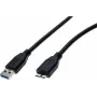 Exertis Connect USB 3.1 Gen 1 -kaapeli, USB-A uros – Micro-USB B uros, 1 m, musta 532473