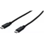 EXERTIS CONNECT USB 3.1 Gen 1 Type-C Type-C -kaapeli, 1,8 m, musta 150336