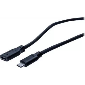 EXERTIS CONNECT USB 3.1 Gen 1 USB-C jatkokaapeli, uros naaras, 2 m, 5 Gbit/s, musta 150341