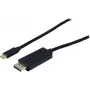 EXERTIS CONNECT USB-C - DisplayPort 1.4 8K -adapterikaapeli, 2,0 m (127542)
