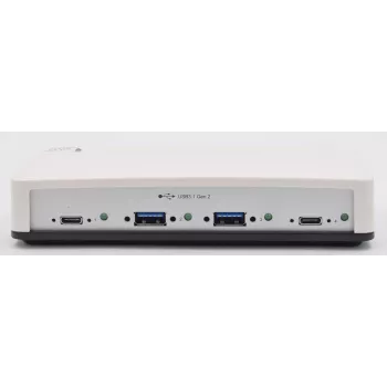EXSYS EX-1250V teollinen 4-porttinen USB 3.2 Gen 2 -keskitin DIN-kisko-, seinä- ja rack-asennuksella
