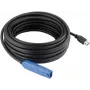 EXSYS EX-1406 USB 3.2 Gen 1 aktiivinen jatkokaapeli 10m musta