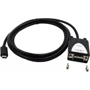 EXSYS EX-2311-2IS USB-C - RS-232 sarja-adapteri FTDI-piirisarjalla