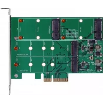 EXSYS EX-3649 mSATA/M.2 RAID-ohjain, PCIe x2, RAID 0/1/JBOD, ASM1062R