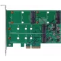 EXSYS EX-3649 mSATA/M.2 RAID-ohjain, PCIe x2, RAID 0/1/JBOD, ASM1062R