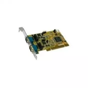 EXSYS EX-42042-IS 2-porttinen universaali PCI-sarjaporttikortti RS-232/422/485, 16C950 UART, 128-tavuinen FIFO, optoeristys ja ylijännitesuojaus