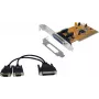 EXSYS EX-43362 2-porttinen RS-232 PCI Express sarjaporttiohjainkortti