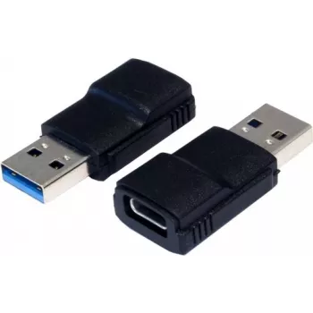 EXSYS EX-47991 USB 3.1 Gen 1 Type-A-liitin–Type-C-liitin sovitin, musta