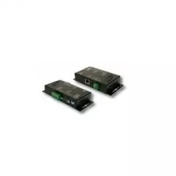 EXSYS EX-6051POEIS teollinen PoE-jatko-/toistin, 10/100 Mbit/s, IEEE 802.3at, DIN-kiskoon asennettava, metallikotelo, -40 - 75°C