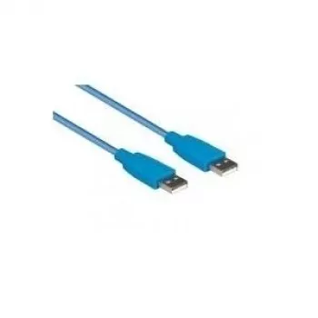EXSYS EX-K1610-2 USB 3.2 Gen 1 kaapeli, 2 m, USB-A uros - USB-A uros, sininen