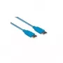 EXSYS EX-K1610-3 USB 3.2 Gen 1 -kaapeli, USB-A uros - USB-A uros, 3 m, sininen